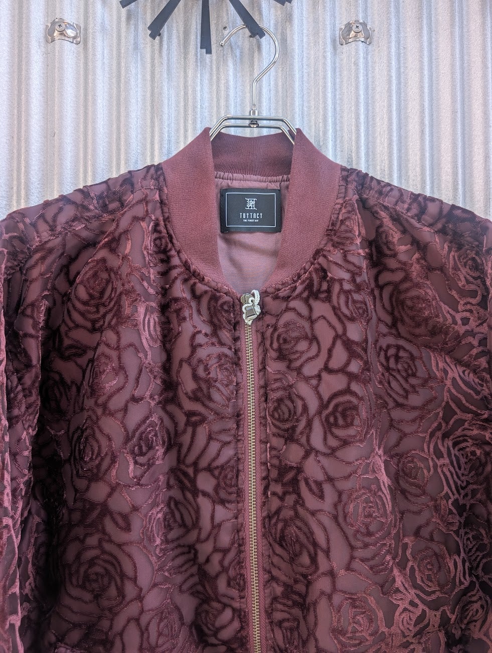 tuitaci ROSE VELVET SKA-JUMPER Burgundy | 木漏れ日～select&vintage