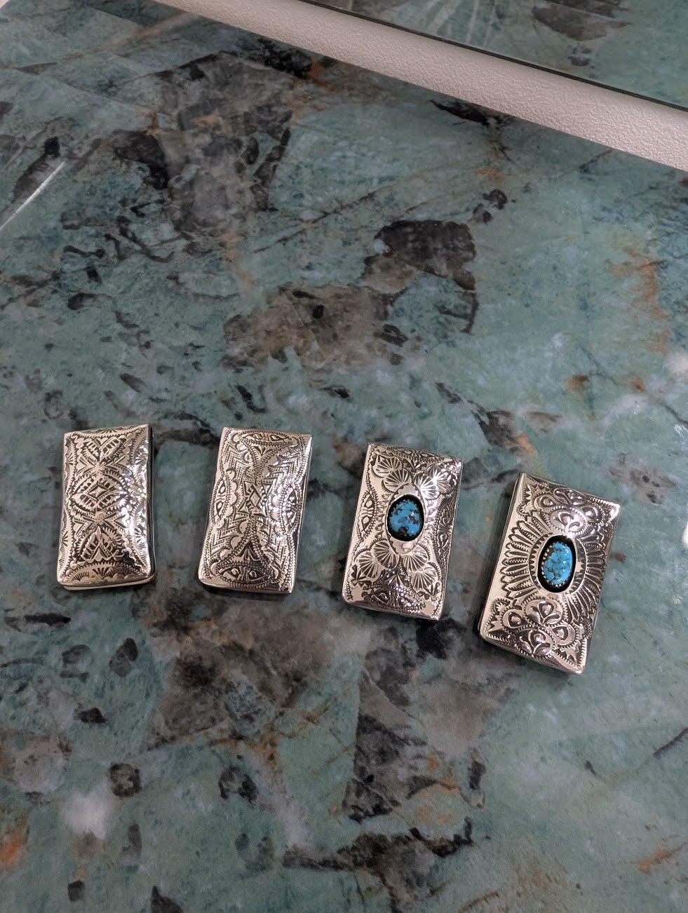 Wild wood silver925 money clip マネークリップ Engravable Money Clip | Shinola