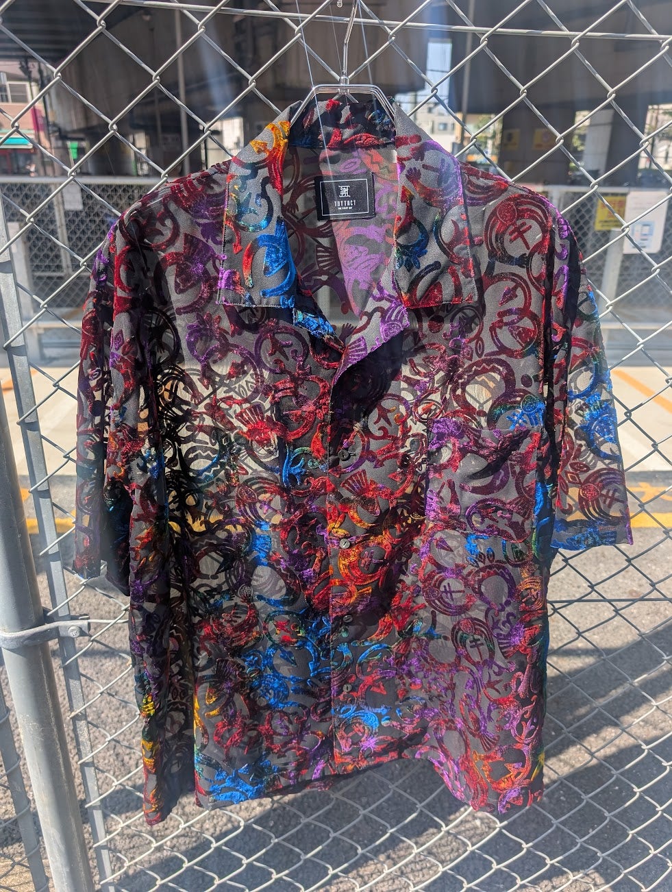 トップス TUITACI NAVAJO VELVET NAJA SHIRTS BLACK 40%OFF》TUITACI / NAVAJO VELVET NAJA SHIRTS - BLACK - 乱痴気