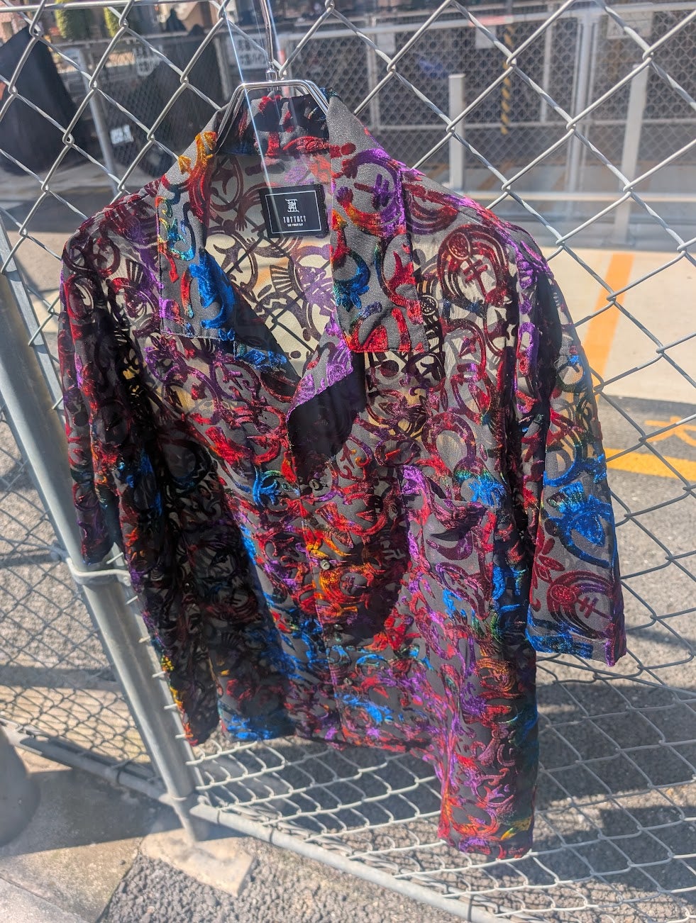 【特別セール品】 TUITACI（ついたち・朔） NAVAJO VELVET NAJA SHIRTS BLACK トップス