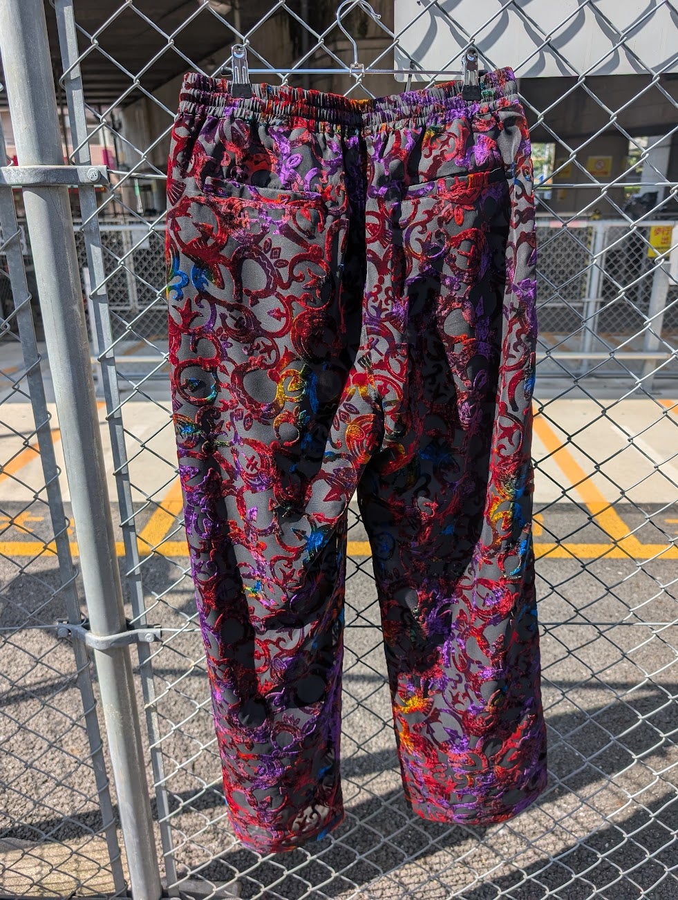 TUITACI（ついたち・朔） NAVAJO VELVET NAJA PANTS BLACK