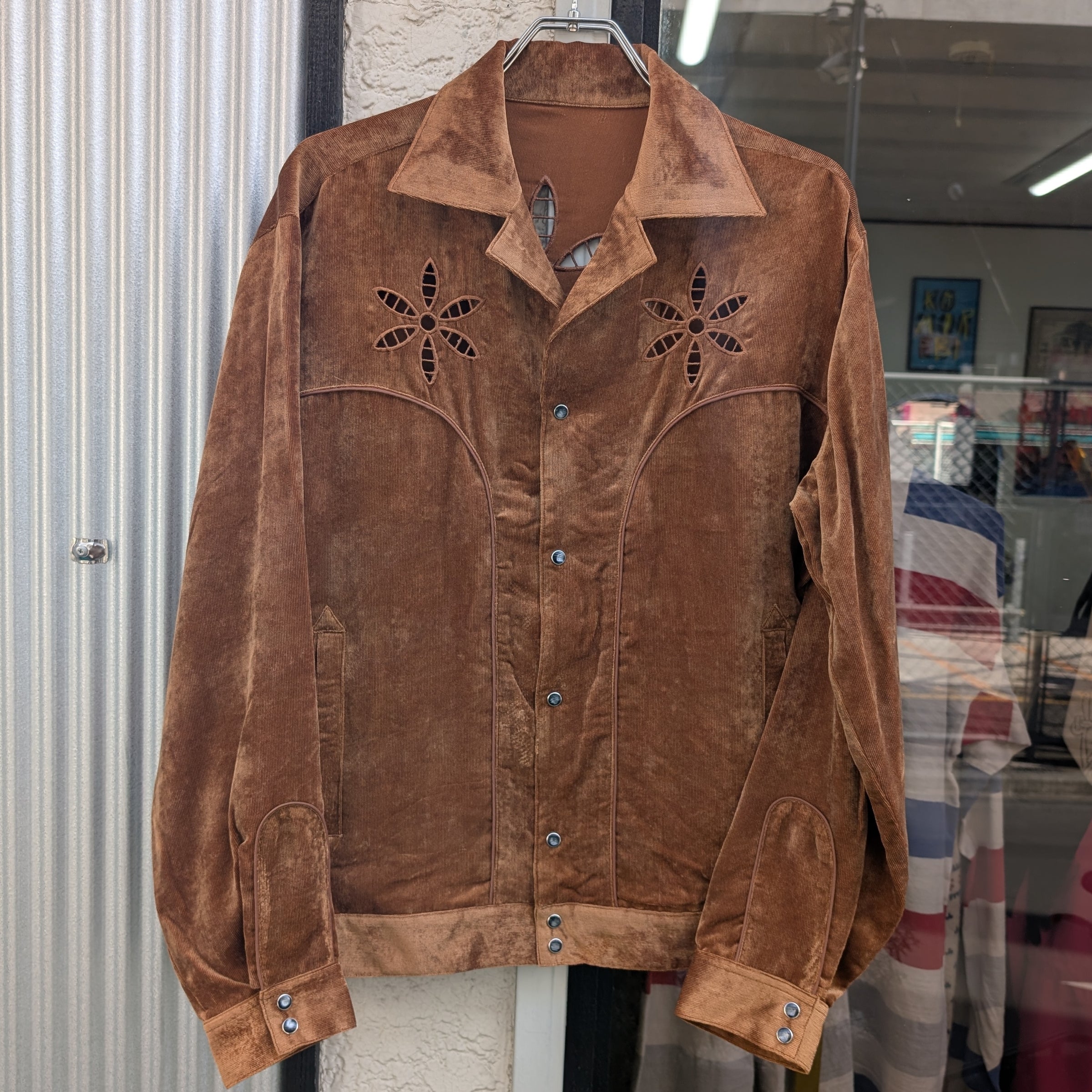 限定セール VELVET RAYON TUITACI（ついたち・朔） WESTERN BROWN JACKET トップス