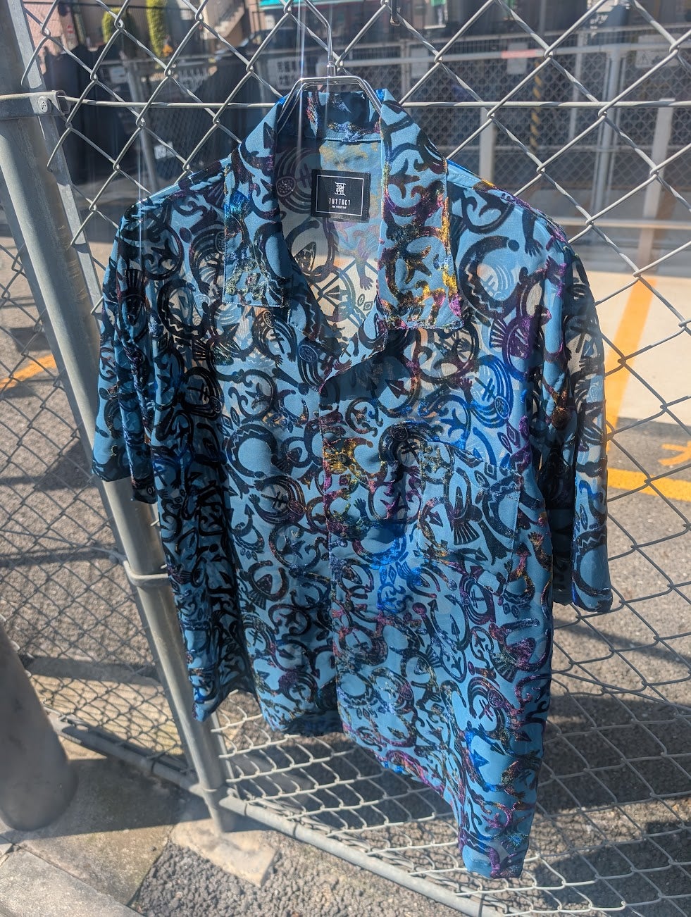 トップス TUITACI NAVAJO VELVET NAJA SHIRTS BLACK TUITACI | NAVAJO VELVET SHIRTS - KNOCK OUT 247